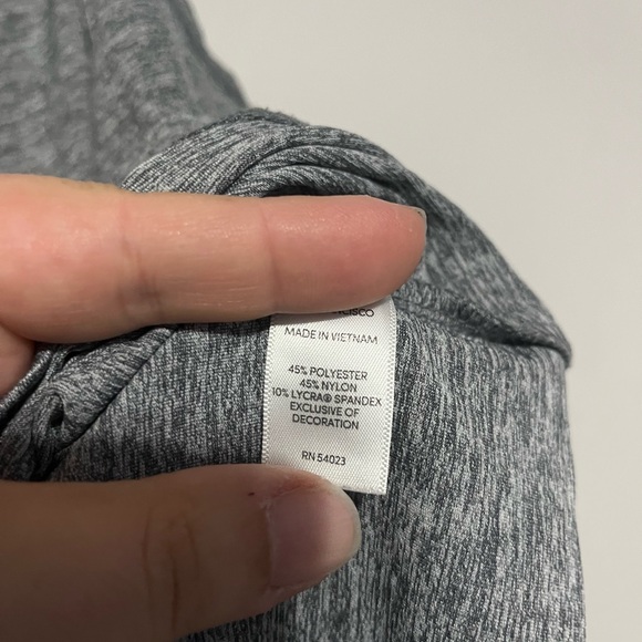 Athleta Gray Boxy Muscle Tee Relaxed Fit - Picture 5 of 8